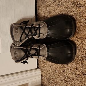 Sperry Black and Gray Winter Boots